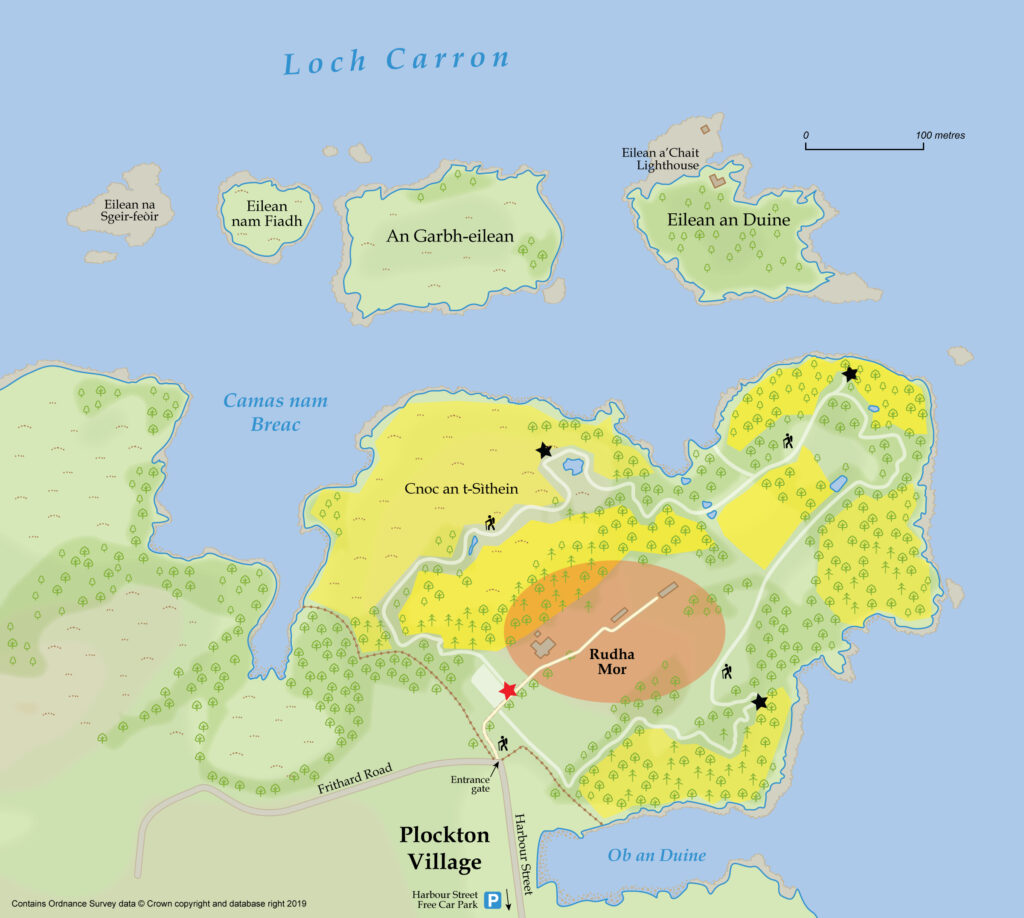 Rudha Mor Plockton Map
